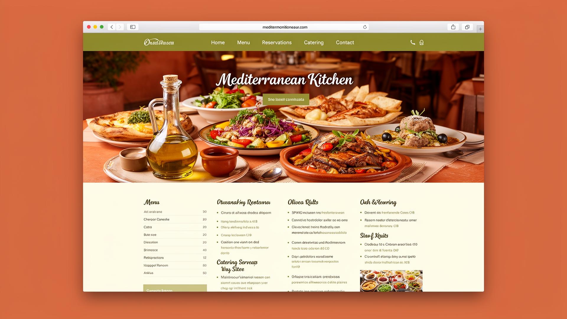 Restaurant marketing portfolio example 3 - Las Vegas restaurant website and branding